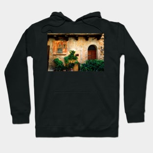 Medieval house in Trevi Hoodie